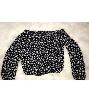 brandy melville off the shoulder top